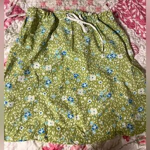 Floral Summer Cargo Skirt
